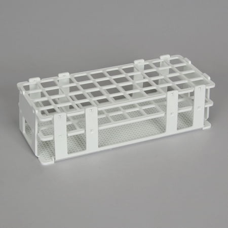 Scienceware® No-Wire™ Test Tube Racks, Submersible, White, 9 7/10" X 4 1/10" X 2 1/2" H