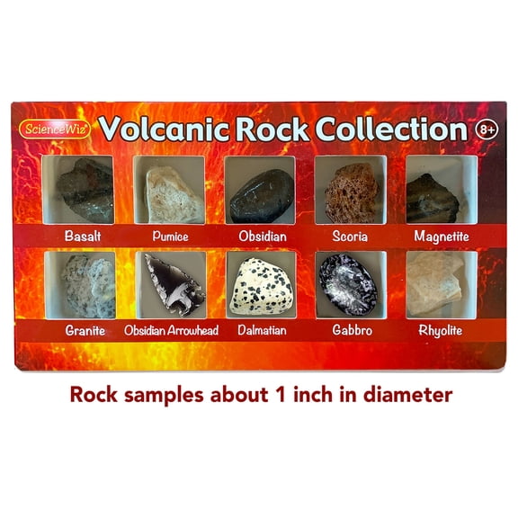 Sciencewiz Collectables Volcanic Rock Collection, (Hardcover)