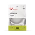 thumbnail image 1 of Scientific Angler 1120004 7.5 ft. Absolute Trout Leader, Clear - Size 2X, 1 of 2