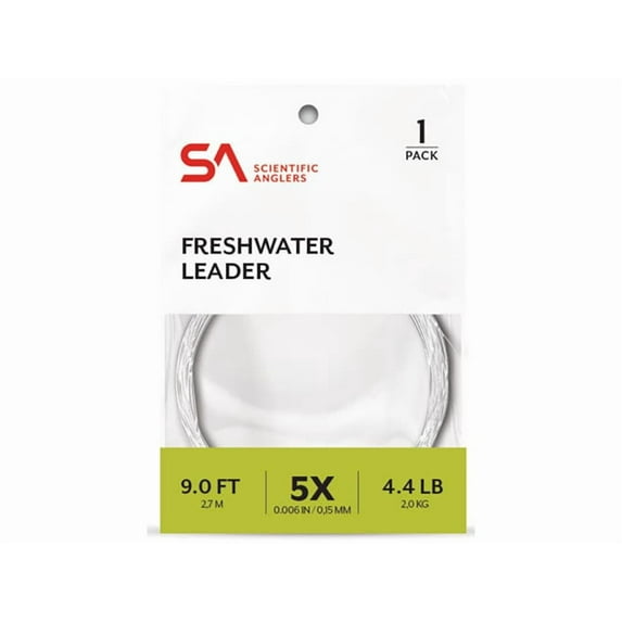 Scientific Anglers Freshwater Nylon Leader 3X 7.5'