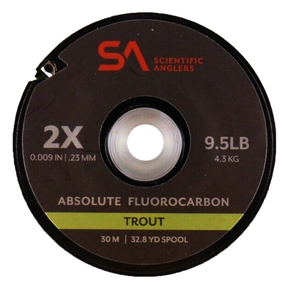 Scientific Anglers 667018 Absolute Fluorocarbon Trout Tippet Spool - 2X 30M
