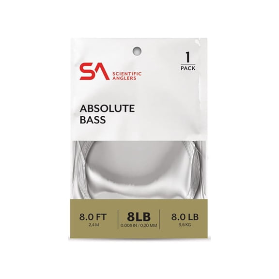 Scientific Anglers Absolute Bass Leader 10Lb 8'