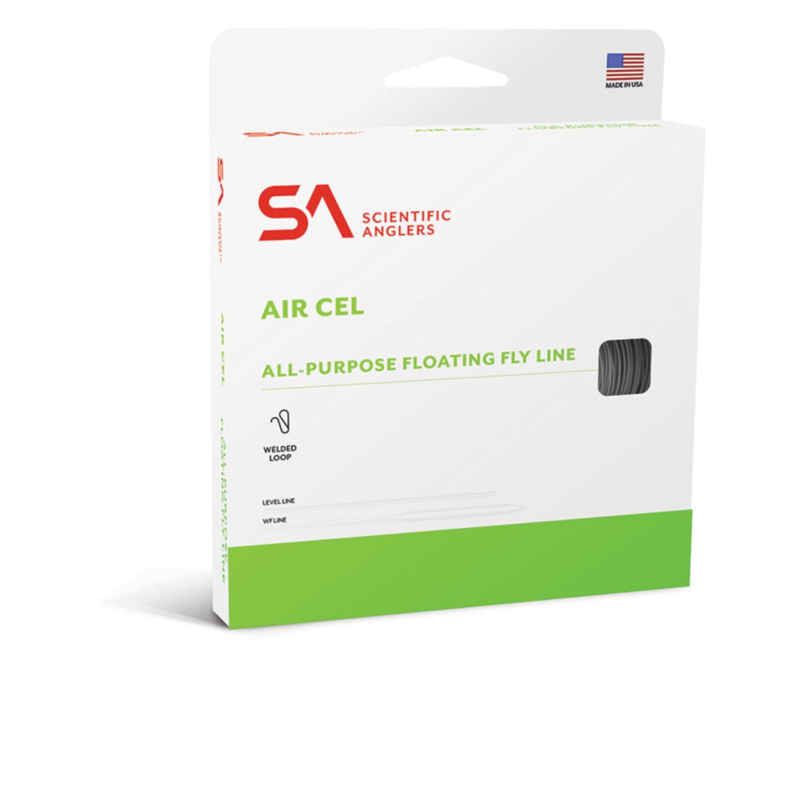 Scientific Anglers Air Cel Floating Fly Line, WF, F, Yellow