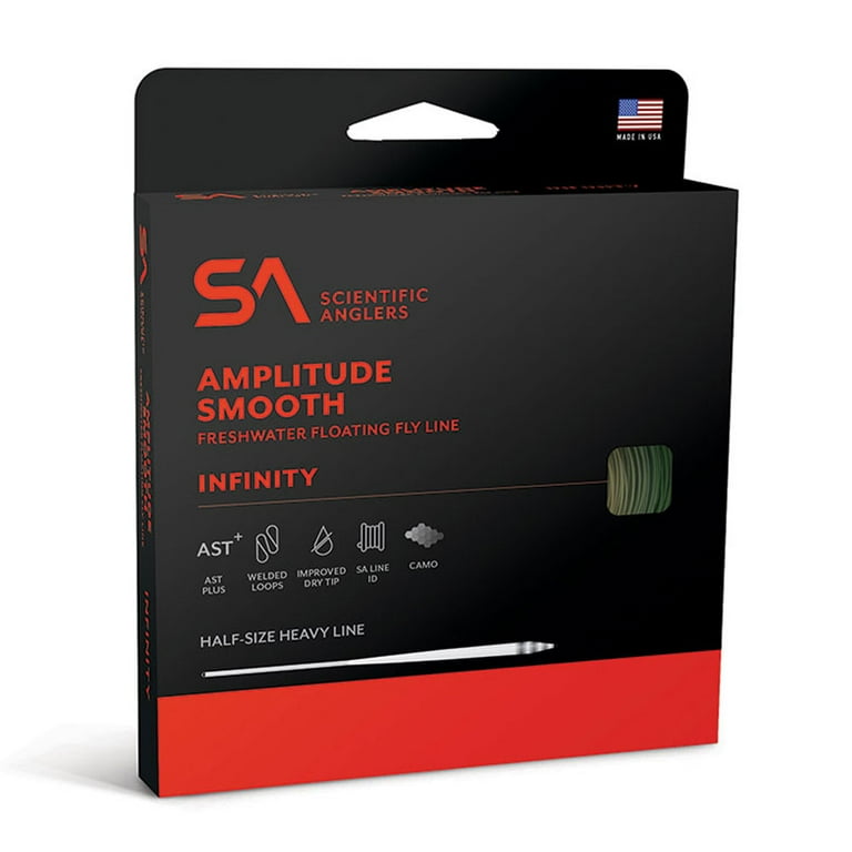 SCIENTIFIC ANGLERS   U.S.A フライライン WF-5-F Scientific Anglers Amplitude Smooth Infinity Fly Line (Optic