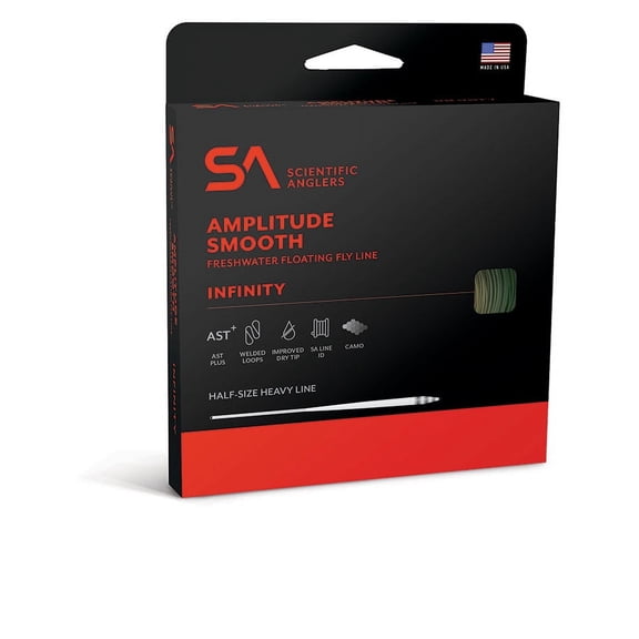 Scientific Anglers Amplitude Smooth Infinity Fly Line (Orange/Creamsicle, WF-5-F)