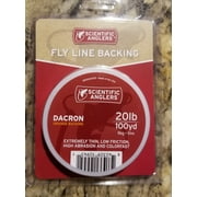 Scientific Anglers Backing Dacron Fly Line, Yellow, 20 lb/100 yd