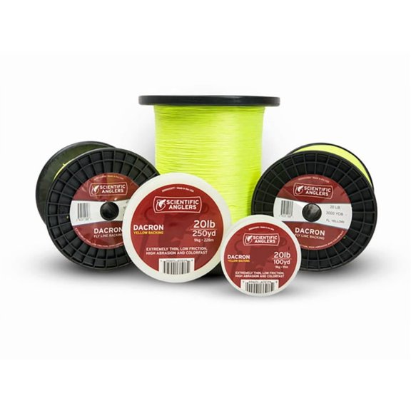 Scientific Anglers Fly Line Backing 20Lb 100yd Yellow