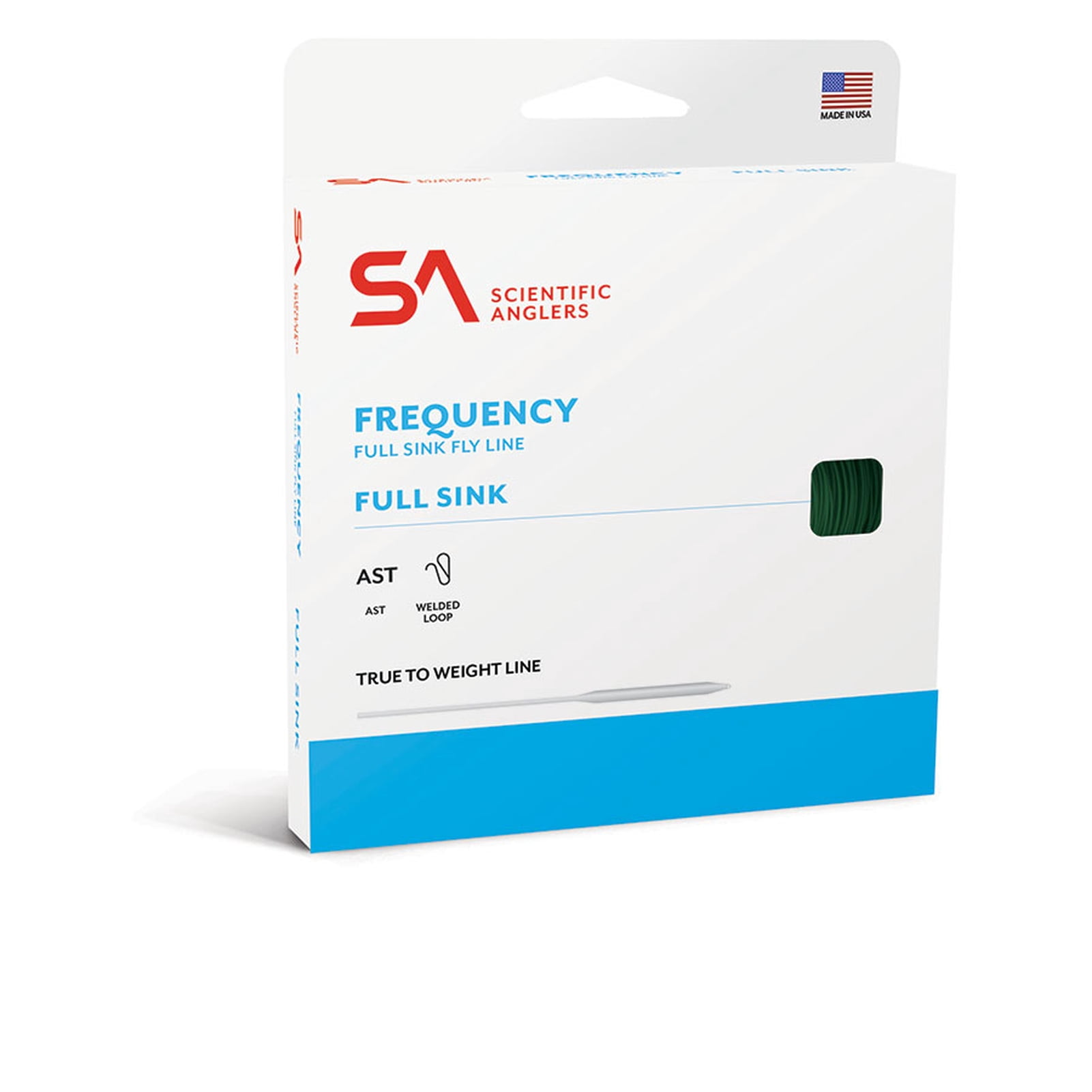 Scientific Anglers Frequency Full Sinking Type VI Dk Gray WF-7-S, 117302