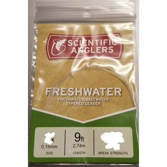 Scientific Anglers Freshwater Tapered 9 ft. Leader Single Pack