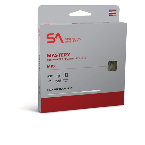 Scientific Anglers Mastery MPX Stealth Fly Line - Amber/Willow - WF6F