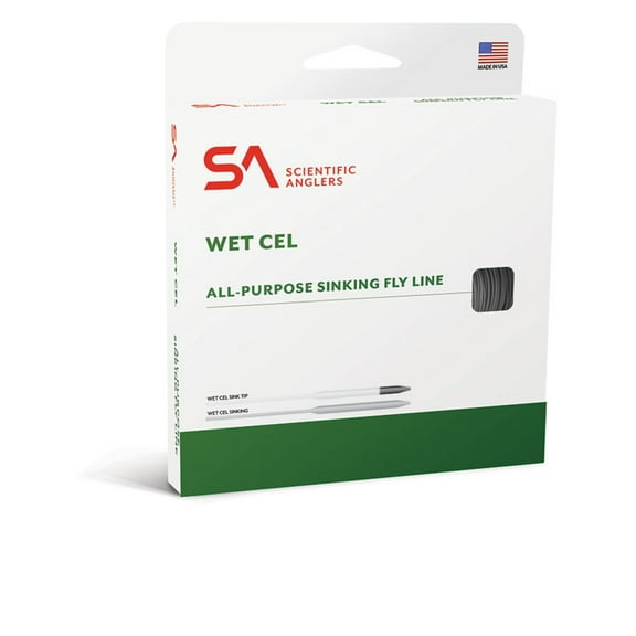 Scientific Anglers WetCel Sinking Fly Line-WF-5-S-Clear-Int