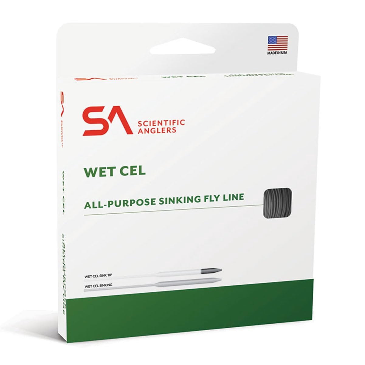 Scientific Anglers Wetcel General Purpose Sinking Lines, Clear Intermediate, WF- 7-S