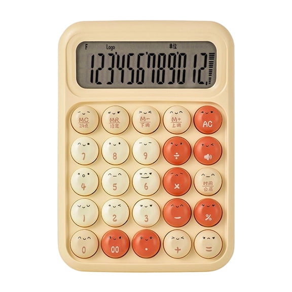 Scientific Calculator 12-Digit Voice, Basic Calculators for School, Calculators Desktop, Large Display Voice Broadcast Battery-Powered Stylish