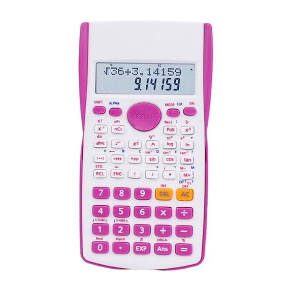 Scientific Calculator for Advanced Math & Engineering — Battery Operated, Dual-Line LCD Display, Multiple Calculation Modes, Trigonometry & Statistics Tools