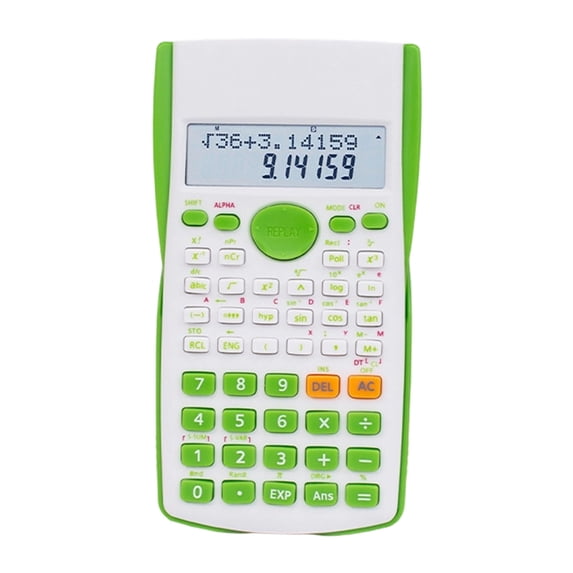 Scientific Calculator for Advanced Math & Engineering — Battery Operated, Dual-Line LCD Display, Multiple Calculation Modes, Trigonometry & Statistics Tools