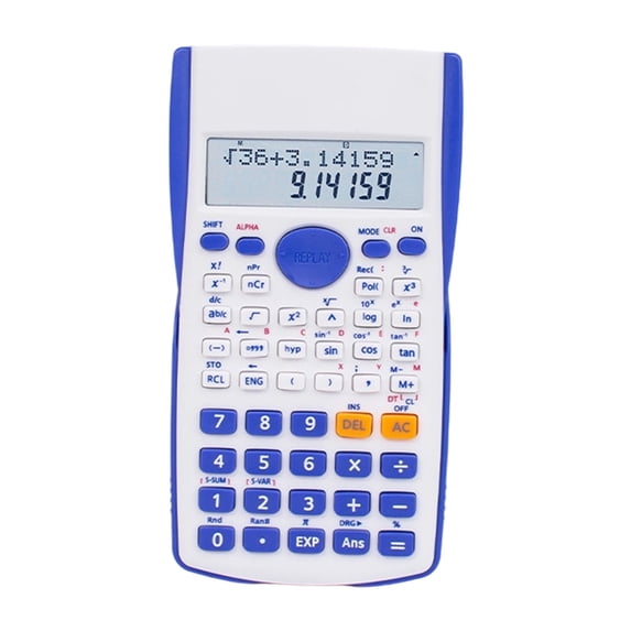 Scientific Calculator for Advanced Math & Engineering — Battery Operated, Dual-Line LCD Display, Multiple Calculation Modes, Trigonometry & Statistics Tools