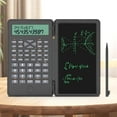 thumbnail image 1 of Scientific Calculator with Erasable Writing Board，10-digit LCD Display Foldable Desk Calculator, 2 Line Physics Calculator for School Students, Financial, Office, Business, Engineering, 1 of 7
