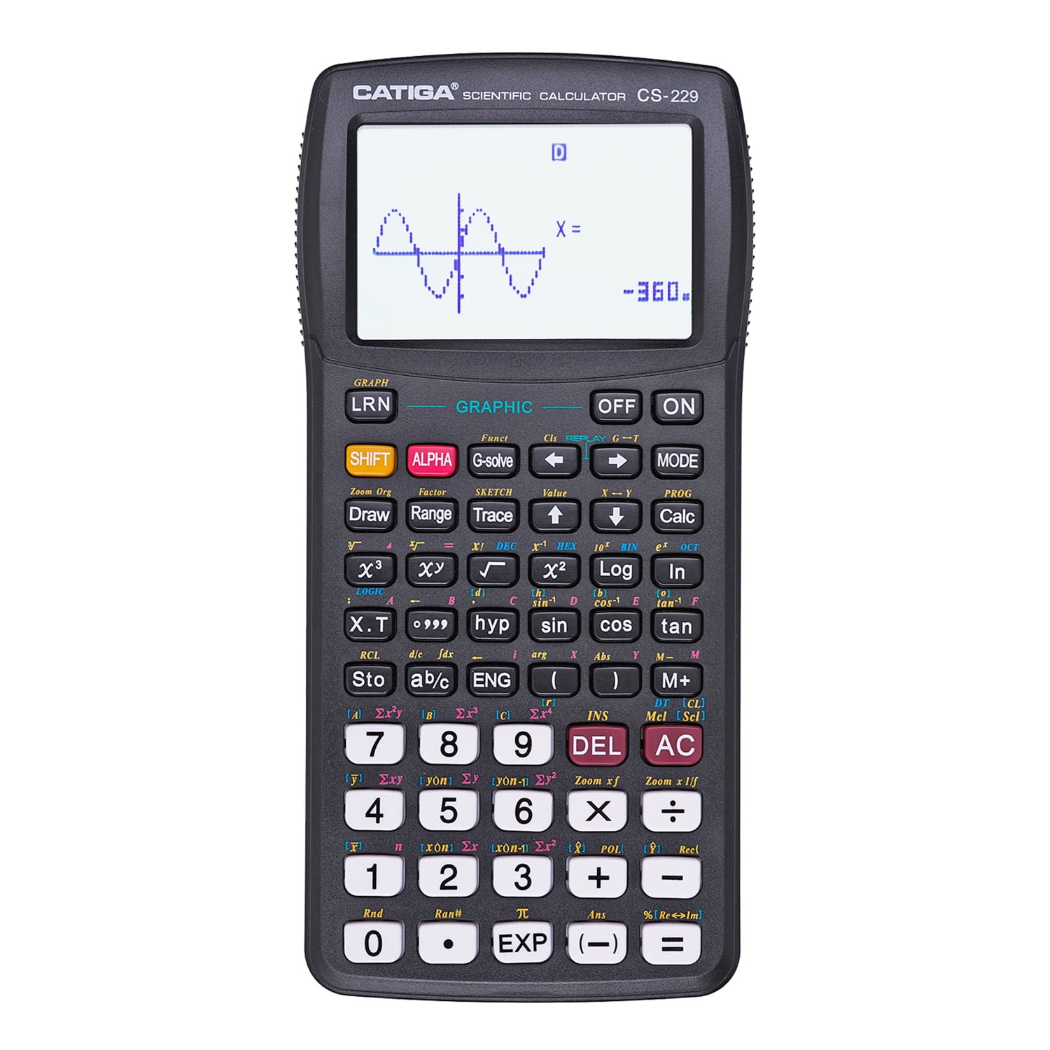 Scientific Calculator with Graphic Functions - Multiple Modes with  Intuitive Interface - Perfect for Beginner and Advanced Courses, High School  or College (Pink) 