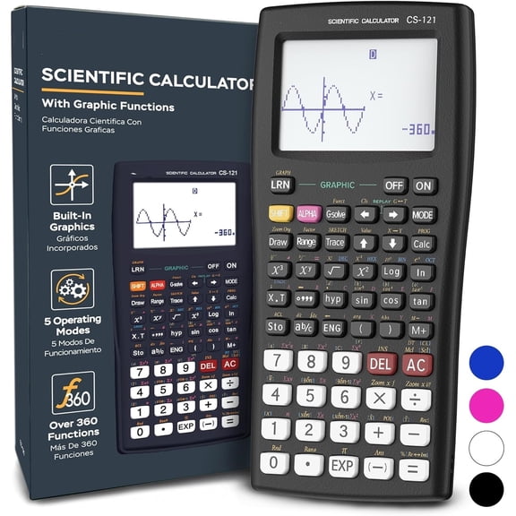 Scientific Calculator with Graphic Functions, Multiple Modes with Intuitive Interface, Perfect for Beginner and Advanced Courses, High School or College