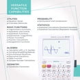 thumbnail image 1 of "Scientific Calculator with Graphic Functions - Multiple Modes with Intuitive Interface - Perfect for Students of Beginner and Advanced Courses, High School or College ", 1 of 6