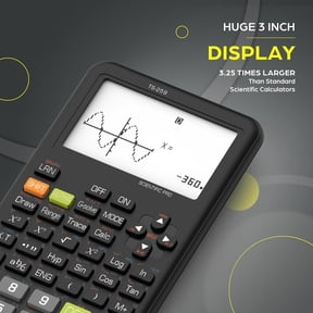 Scientific Calculator with Graphing Functions, Multiple Modes, 360 Functions, Large Screen, Intuitive Interface for Beginners, High School & Advanced Courses, TS-259