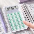 thumbnail image 1 of Scientific Calculator Standard Calculator 8 Digit With Large Display And Round Button Candy Color Calculator Portable For Office Home School, 1 of 6