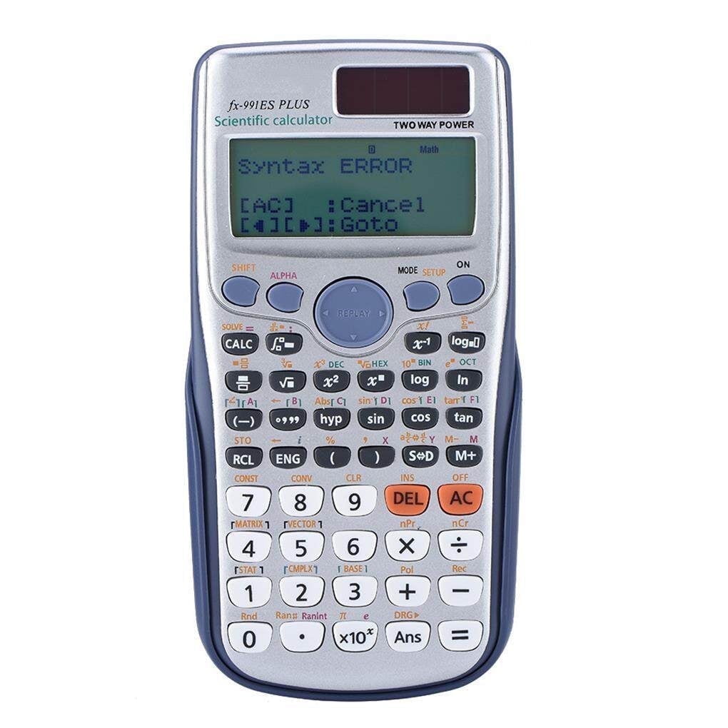 Fx991EsPlus Calculator 417 Functions High School University