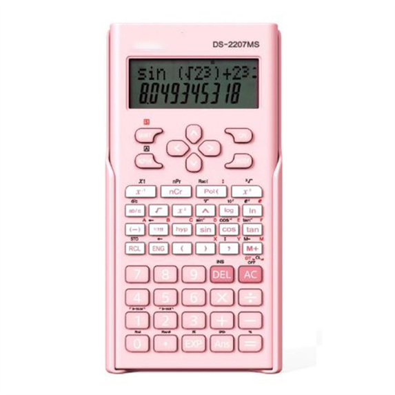 Scientific Calculator Two Line Display L Students Function Calculators Slim And Portable For School And Business Function Calculator For Students To Use As A Multifunctional Exam