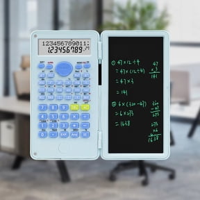 Scientific Calculator with 6-Inch LCD Writing Tablet, 240 Functions Portable Handwriting Pad Drafting Calculator for studentt Office Accounting