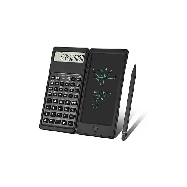 Scientific Calculators, 10Digit LCD Desktop Calculator with Writing