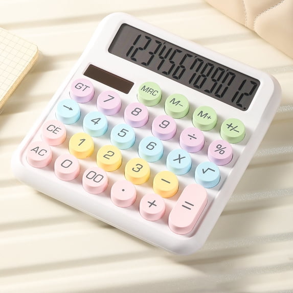 Scientific Calculators, Solar Calculator High Color Dopamine 12 Bit Mechanical Key Scientific Computer