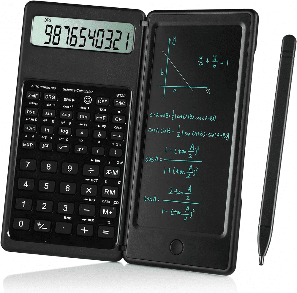 Scientific Calculators for Students, 10Digit Large Screen, Math