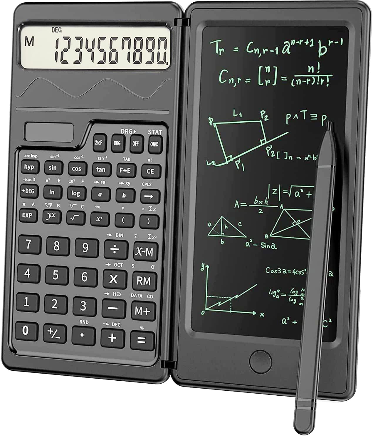 Scientific Calculators for Students, 10Digit LCD Screen, Solar & y