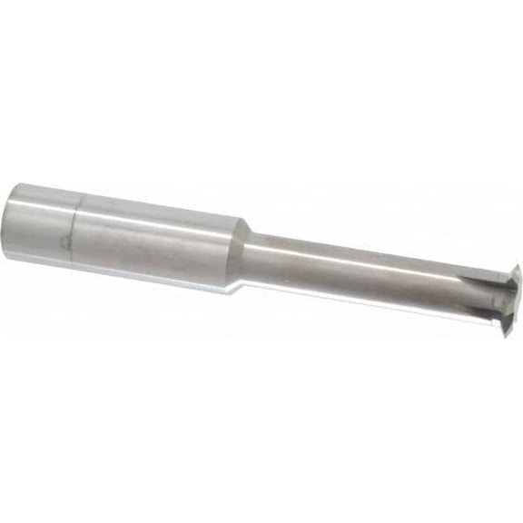 Scientific Cutting Tools 10 to 32 TPI, Internal/External Single Profile Thread Mill 3/4" Noml Diam, 0.595" Cut Diam, 5/8" Shank Diam, 6 Flute, 0.43" Neck Diam, 2" Neck Length, 4" OAL, Bright Finish