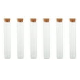 thumbnail image 1 of NIAIZEK Glass Test Tubes with Wooden Stoppers for Lab and Home Use 6Pcs, 1 of 6