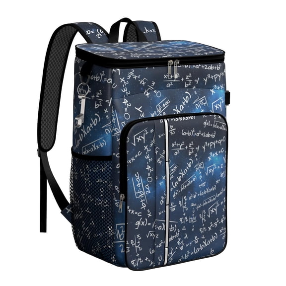 Scientific Formula Cooler Backpack, Leakproof and Waterproof Lunch Bag for Biology Lab, Science Classroom, and Outdoor Use
