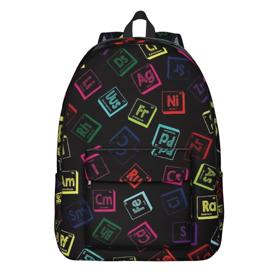 Scientific Formula Laboratory Backpack, Science Classroom Design, Biology Student School Bag, Experiment Science Rules Travel Daypack