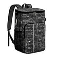 thumbnail image 1 of Scientific Formula and Laboratory Print Cooler Backpack, Insulated Leakproof Bag for School, Outdoor, and Study Travel, 1 of 2