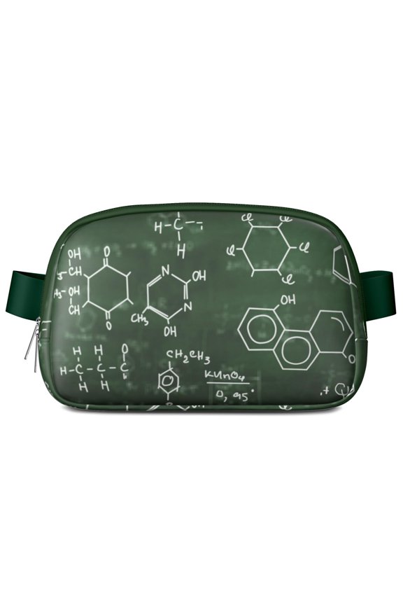 Scientific Genius Belt Bag – Trendy Science Rules Fanny Pack for Nerdy Fashionistas, Teachers & Future Biologists