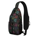 thumbnail image 1 of Scientific Knowledge Print Sling Backpack, Crossbody Daypack for Science Lovers and Educational Gifting, 1 of 3