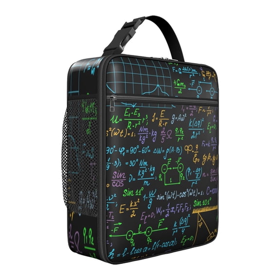Scientific Knowledge Science Lunch Bag – Gifts Scientific Formula Educational Wall Science Classroom Scientist Insulated Thermal Food Container Bag