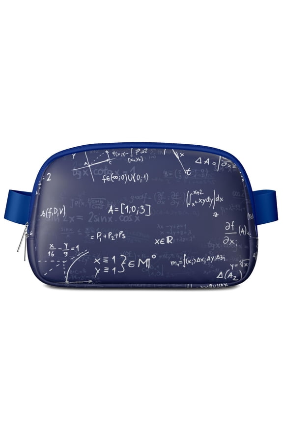 Scientific Knowledge Waist Bag – Cute & Smart Fanny Pack Featuring Lab Elements, Great for Biology & Chemistry Enthusiasts