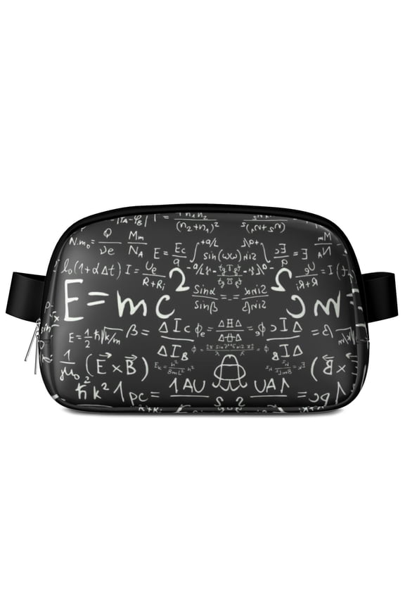 Scientific Knowledge Waist Bag – Cute & Smart Fanny Pack Featuring Lab Elements, Great for Biology & Chemistry Enthusiasts