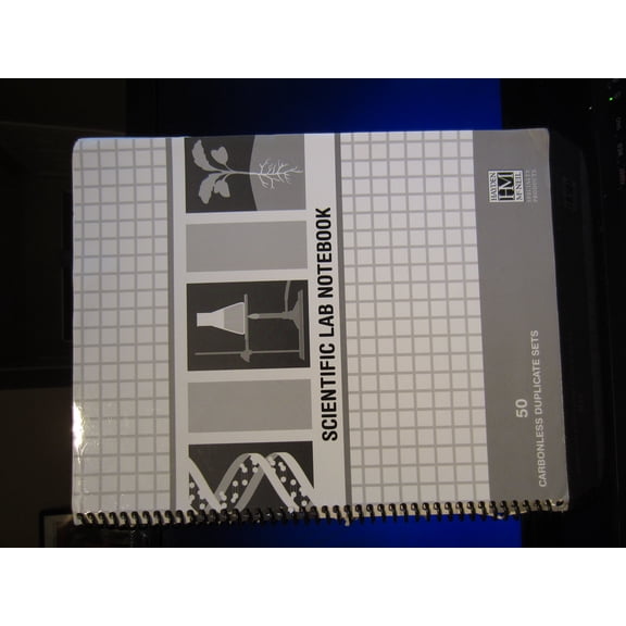 Scientific Lab Notebook (50 Carbonless Duplicate Sets)