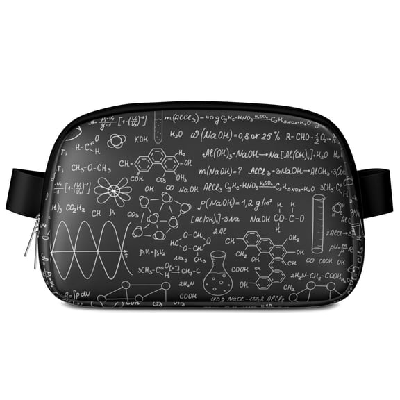 Scientific Laboratory Fanny Pack – Fun & Functional Waist Bag Featuring Biology Elements and Science Knowledge
