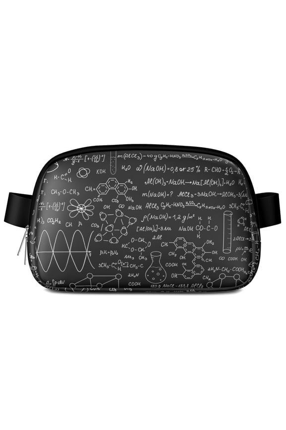 Scientific Laboratory Fanny Pack – Fun & Functional Waist Bag Featuring Biology Elements and Science Knowledge