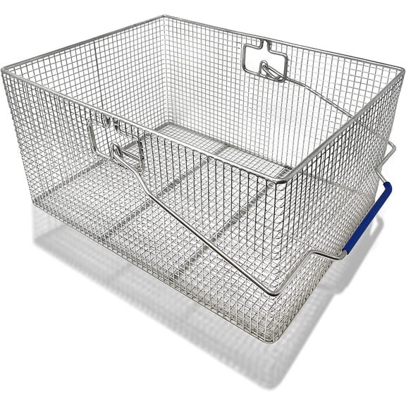 Scientific Labwares Instrument Tray and Mesh Perforated Baskets Sterilization Tray 16 in x 12 in x 8 in