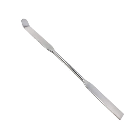 Scientific Labwares Stainless Steel Double Ended Micro Lab Spatula Sampler, Square & Round Angled End - Chattaway Style (8")