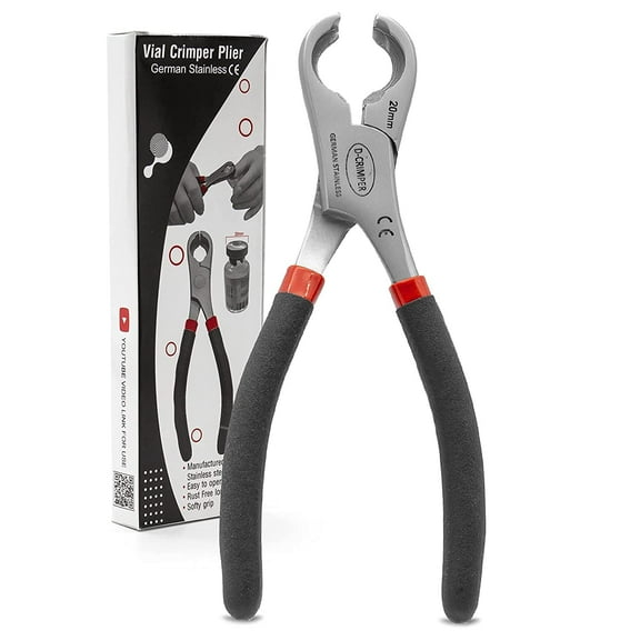Scientific Labwares Vial Crimper Pliers - Perfect for Sealing Vials and Bottles (20mm)