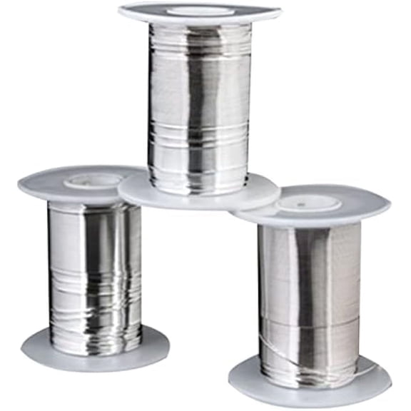 Scientific Research Silver Silk AG ≥99.99% Electrode Anode electrochemical Silver Wire Conductive Silver Wire (Φ0.1mm*20m, 1)